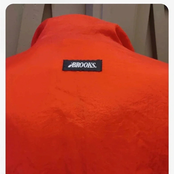 Brooks Vintage Y2K 2 Piece Red White Lined Running Suit Size Medium Unisex - Picture 7 of 16